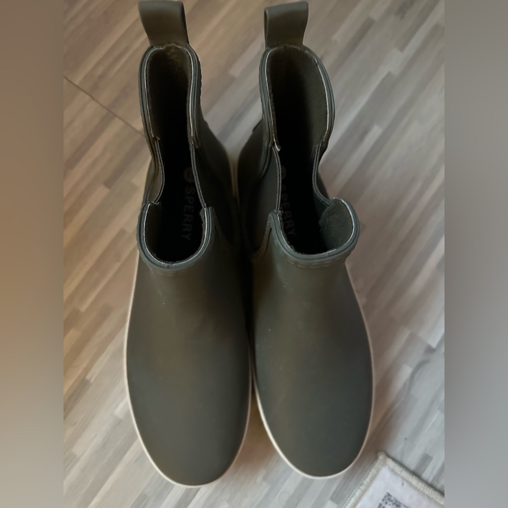 Sperry Women's Dark Green Ankle Booties